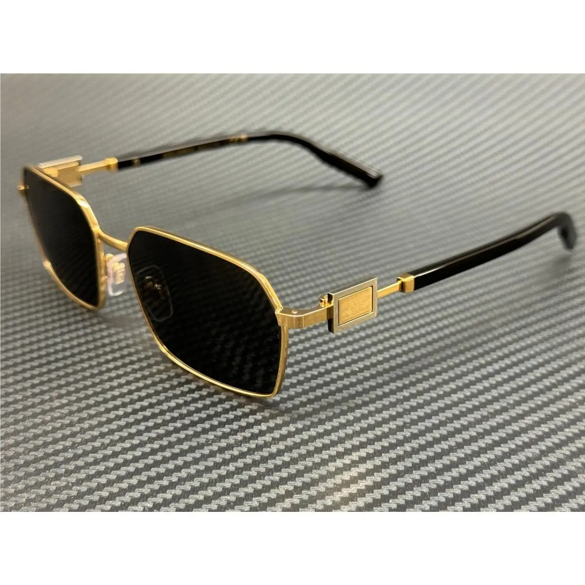 Dolce Gabbana DG2316 02 87 Gold Dark Grey Unisex 56 mm Sunglasses