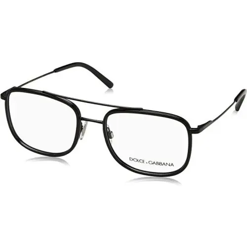 Dolce Gabbana DG1288 Eyeglass Frames Matte Black/Black-53-18-145 by Dolce & Gabbana