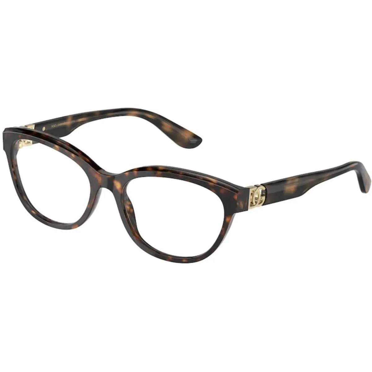 Dolce Gabbana DG 3342 502 Havana Eyeglasses 55/17/140 - Frame: Havana