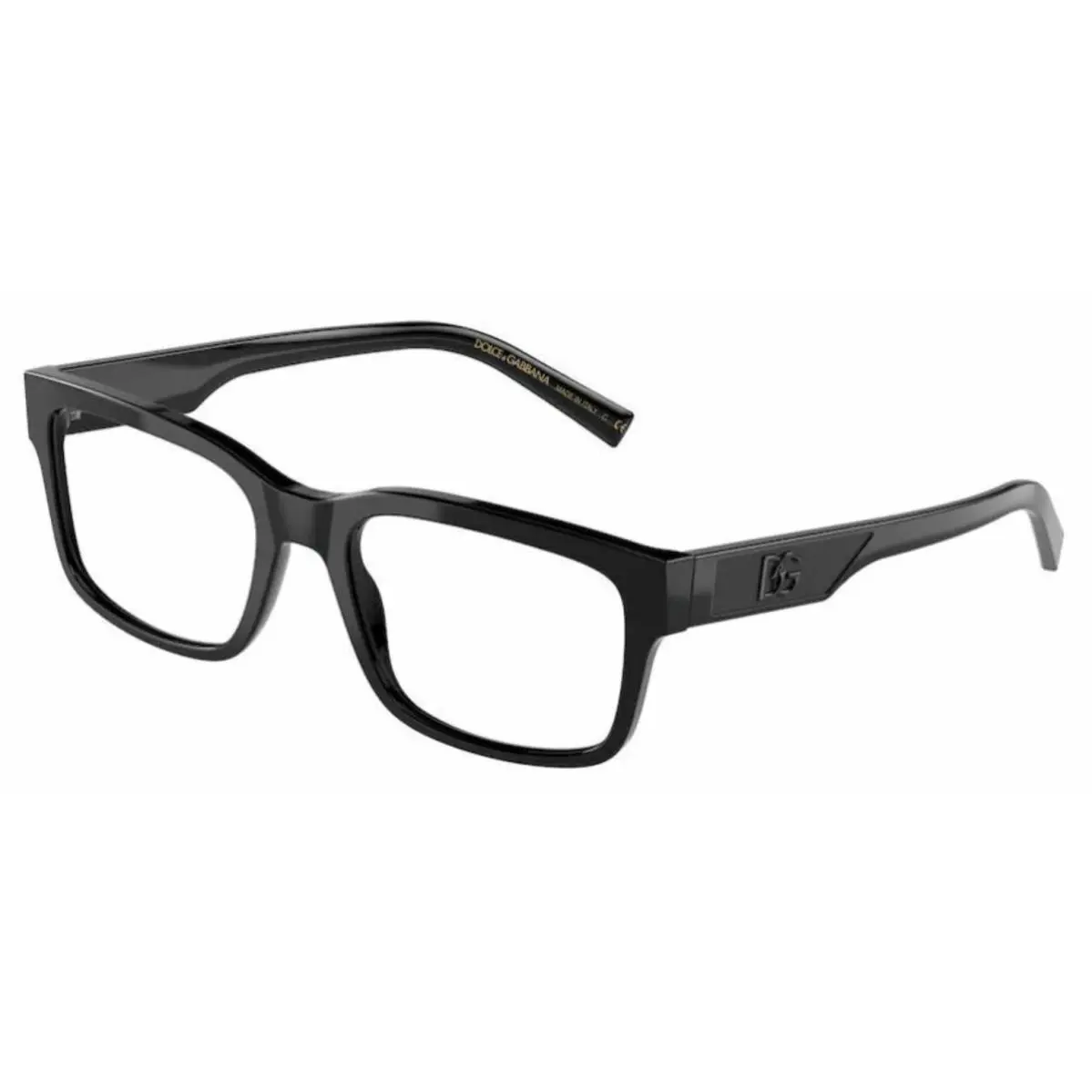 Dolce Gabbana Eyeglasses DG 3352 501 55-20 145 Black Rectangular Frames