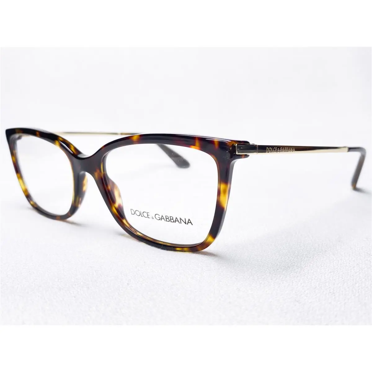 Dolce Gabbana DG3243 502 Womens Havana Square Eyeglasses Frames 54/17 140