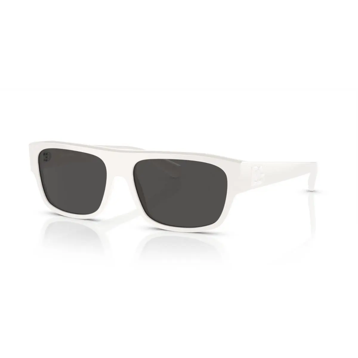 Dolce Gabbana DG 4455 White/dark Grey 3312/87 Sunglasses