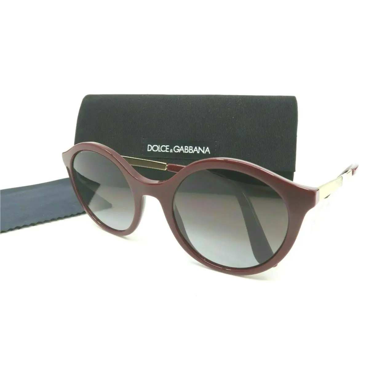 Dolce Dolce & Gabbana DG4358 3091/8G Gabbana DG4358 3091/8G Bordeaux Gold/grey Gradient Lens Sunglasses 50-21