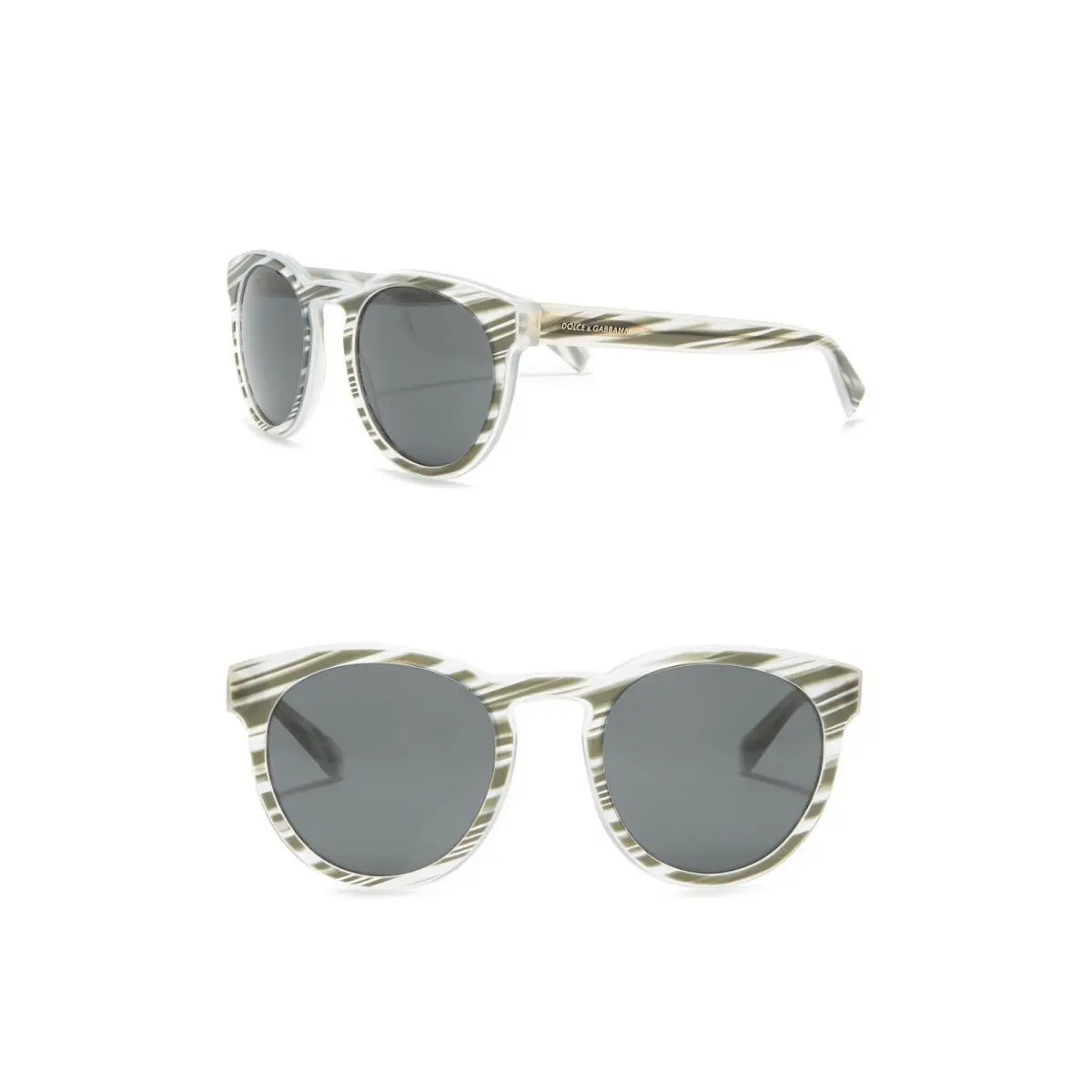 Dolce Gabbana Black 51mm Stripe Sunglasses Guaranteed