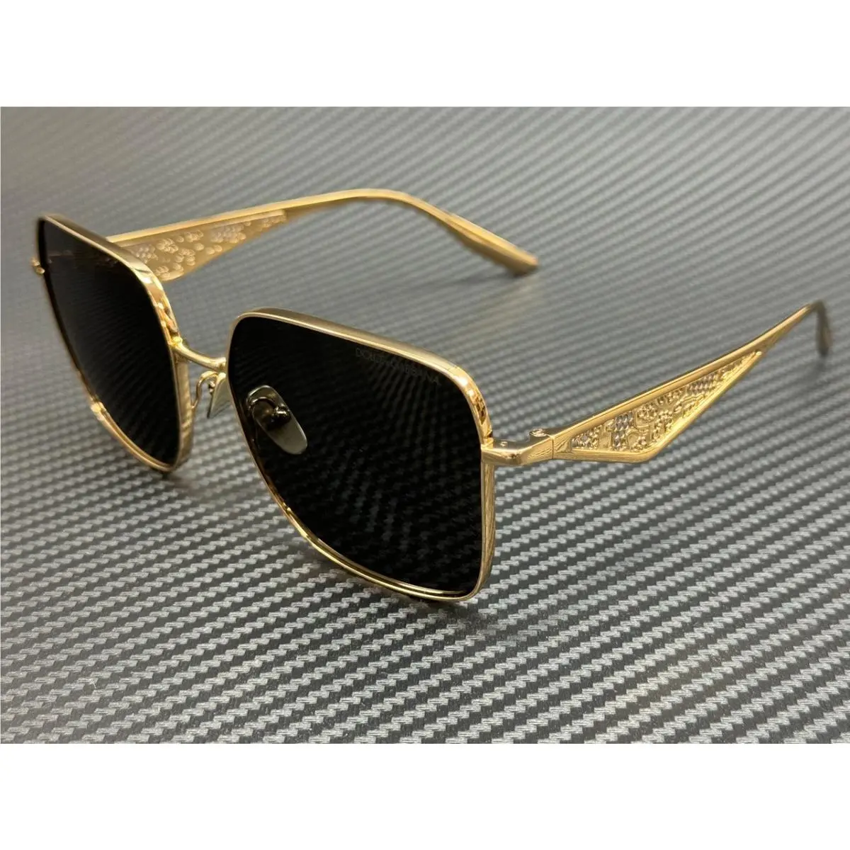 Dolce Gabbana DG2310 02 87 Gold Grey Women`s 57 mm Sunglasses