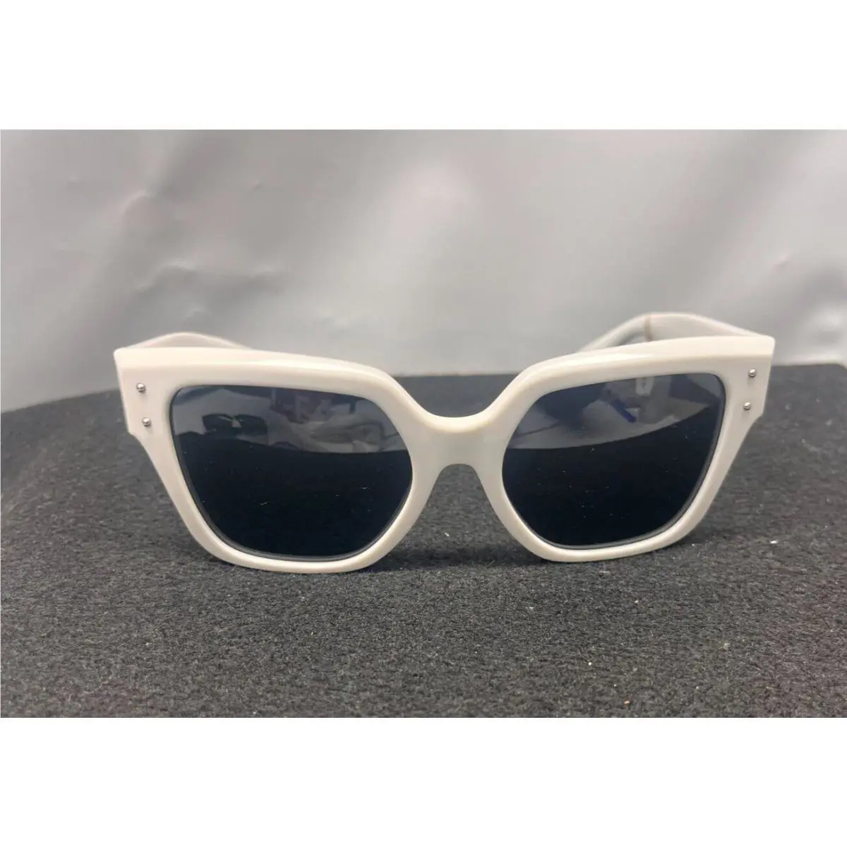 Dolce Gabbana DG4471 White Sunglasses Women`s Oversized Square NO Case
