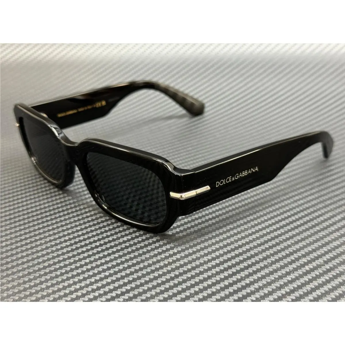 Dolce Gabbana DG4485 501 87 Black Dark Grey Men`s 54 mm Sunglasses
