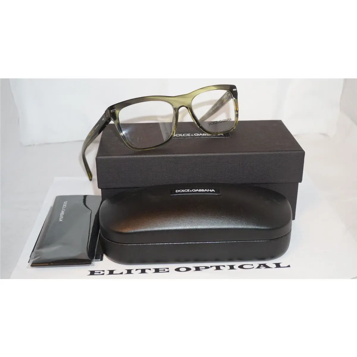 Dolce Gabbana Eyeglasses Green/clear DG3226 2926 52 140