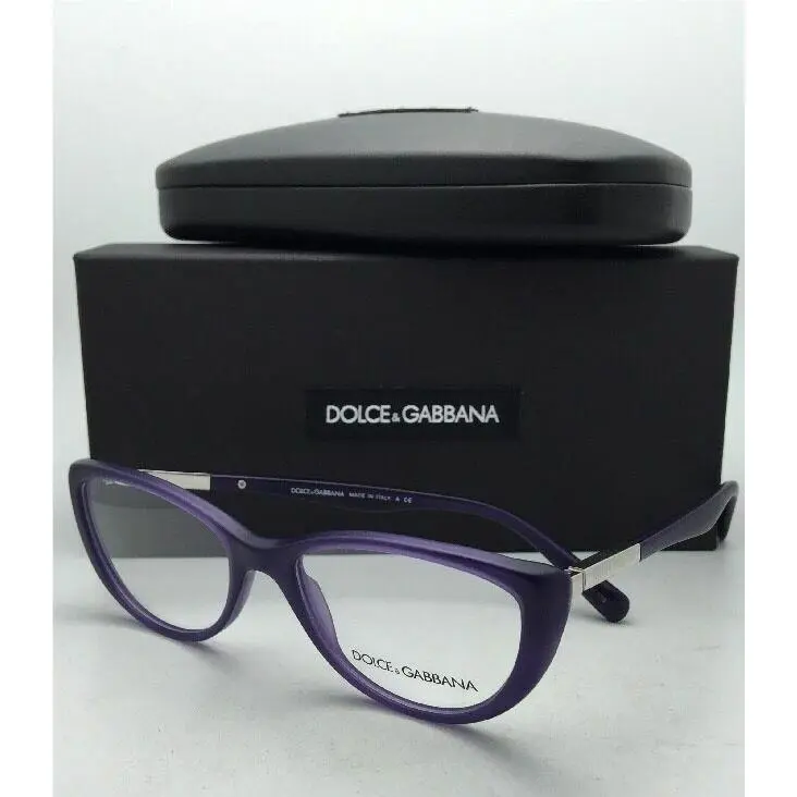 Dolce Gabbana Rx-able Eyeglasses DG 3155 2701 52-17 Matte Violet Frames