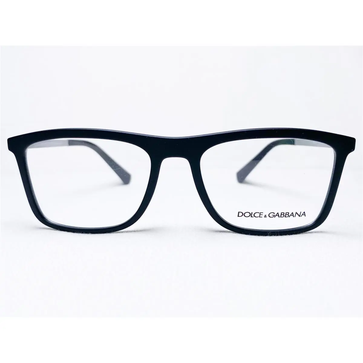 Dolce Gabbana DG5023 2805 Mens Black Rectangle Eyeglasses Frames 54/18 150