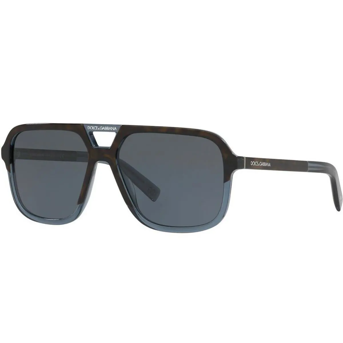 Dolce Gabbana Angel DG 4354 Blue Havana/blue 3209/80 Sunglasses - Frame: Blue Havana, Lens: Blue