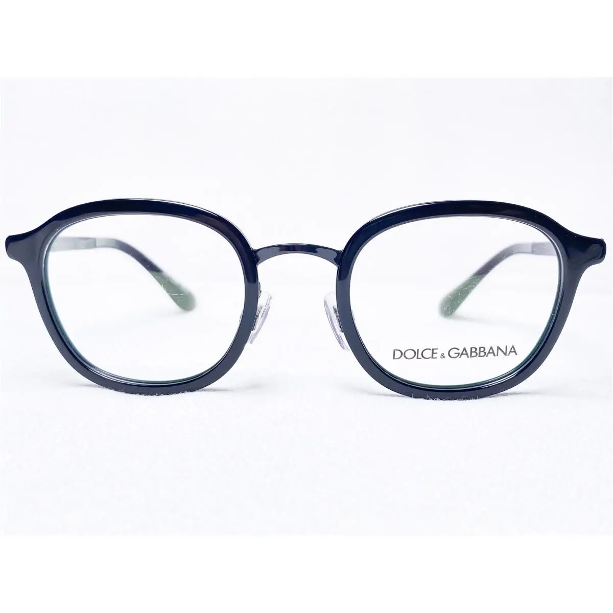 Dolce Gabbana DG1296 501 Men`s Black Square Eyeglasses Frames 48/22 140