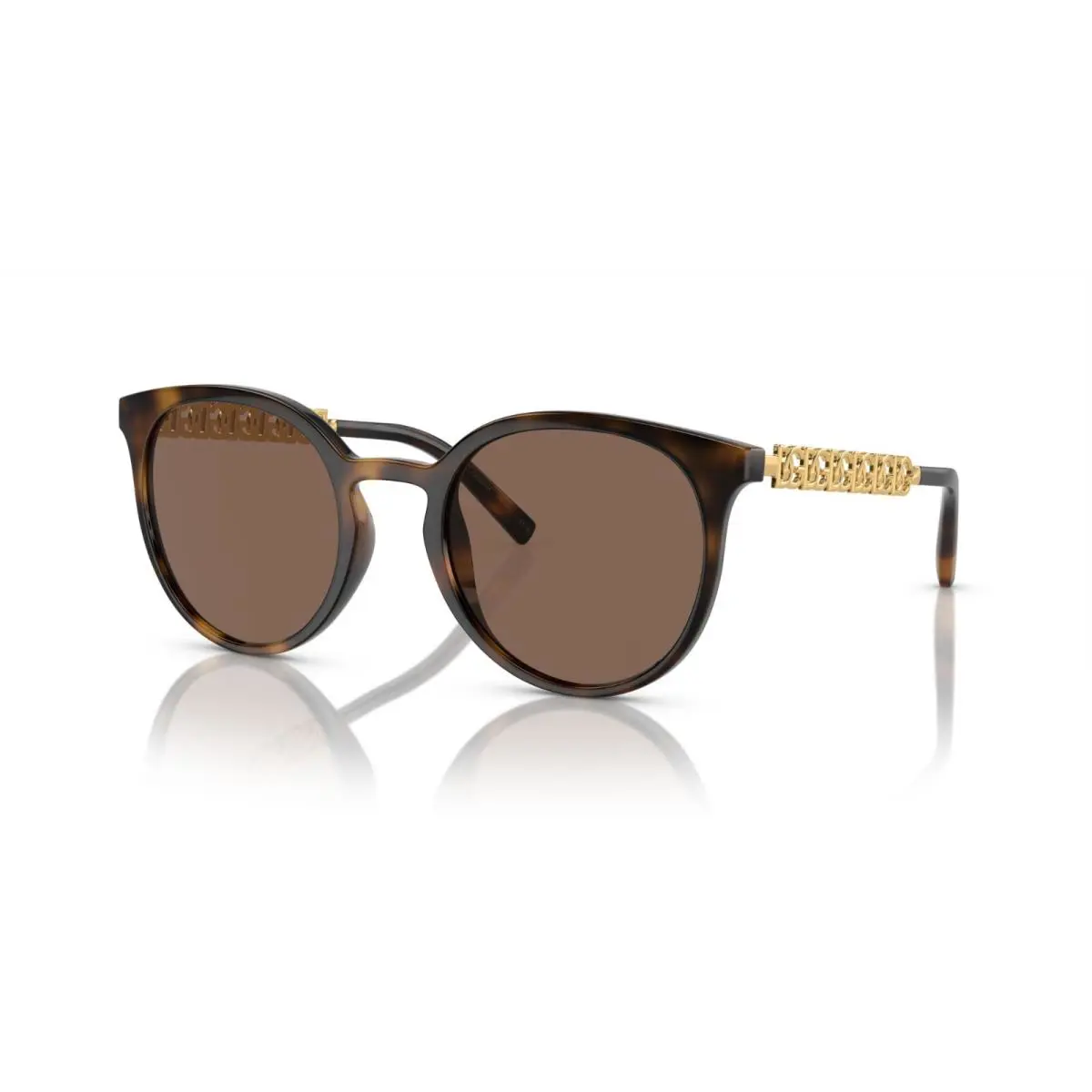 Dolce Gabbana DG 6189U Havana/dark Brown 502/73 Sunglasses