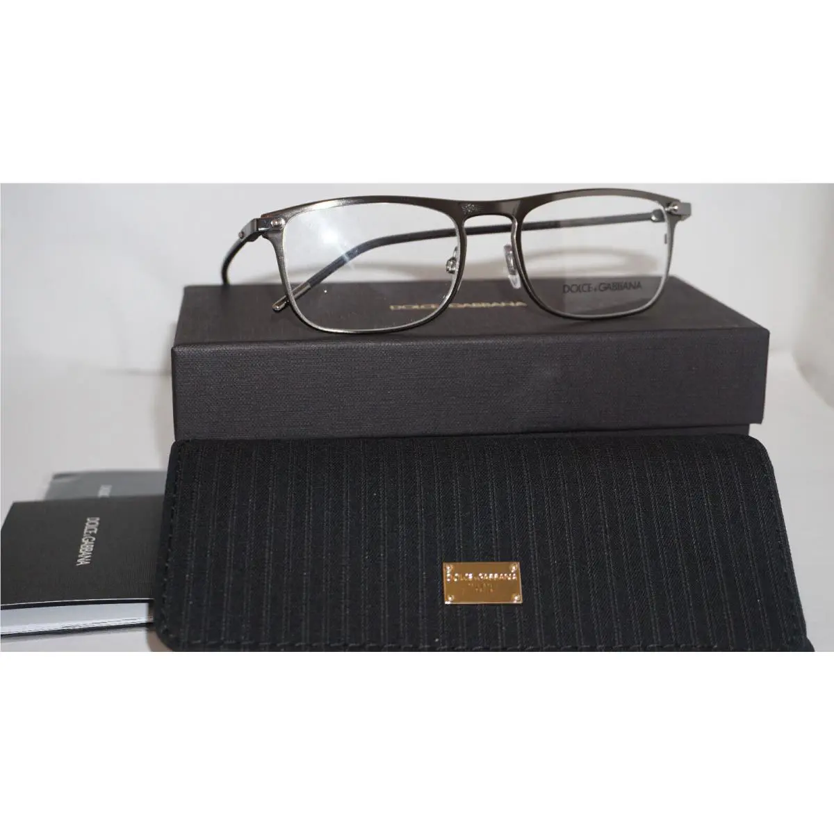 Dolce Gabbana Eyeglasses Silver Metal DG1315 1332 53 19 145