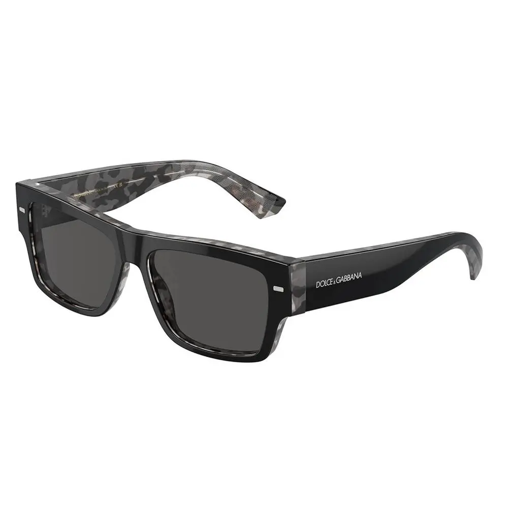 Dolce Gabbana DG 4451 340387 Multi Plastic Rectangle Sunglasses Gray Lens