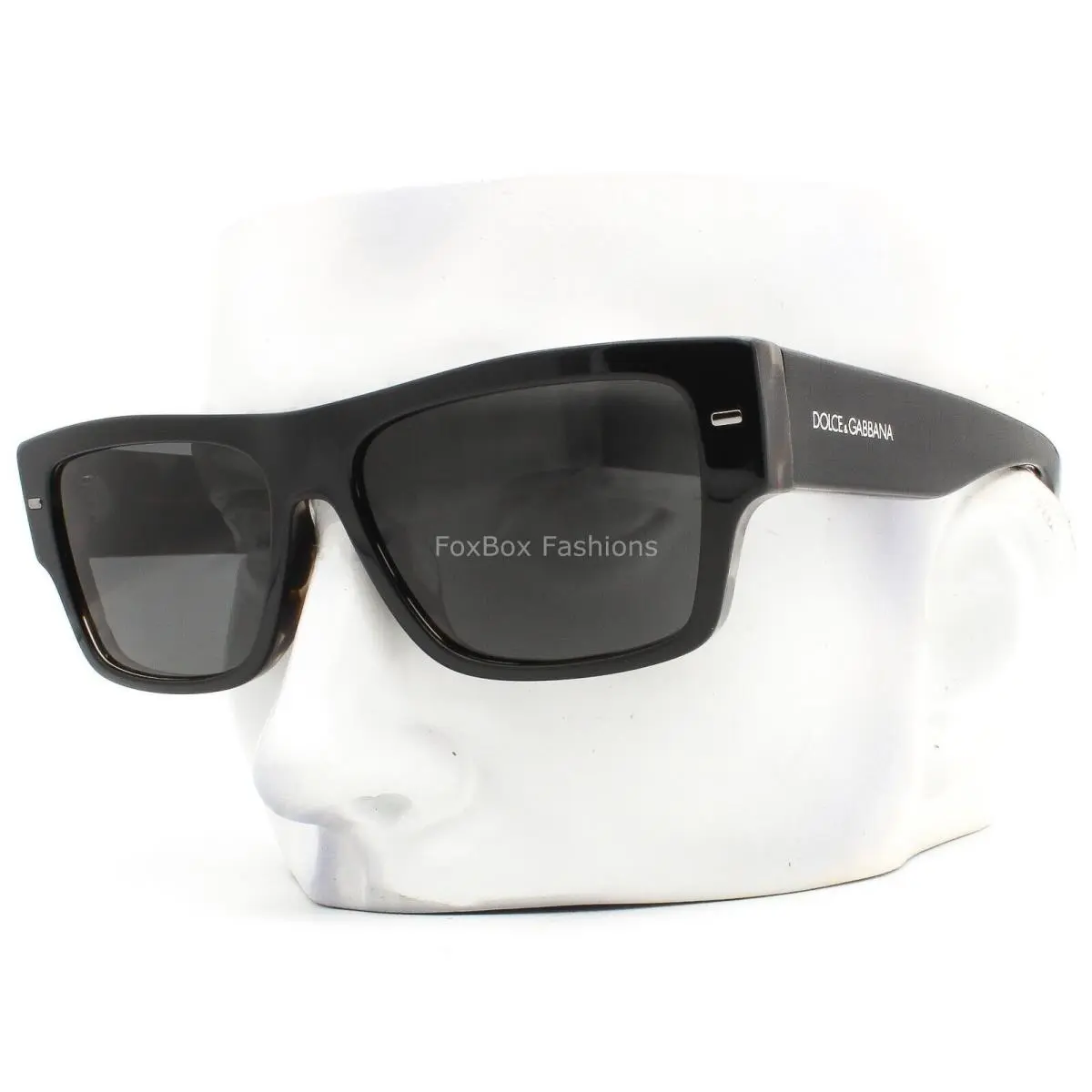 Dolce Gabbana Sunglasses DG4451-F 3403/87 Black on Grey Havana with Case