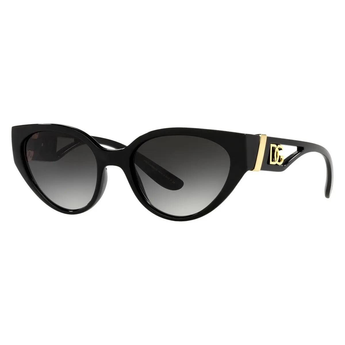 Dolce Gabbana Woman Sunglasses DG6146 501/8G 54mm Black - Grey Lens