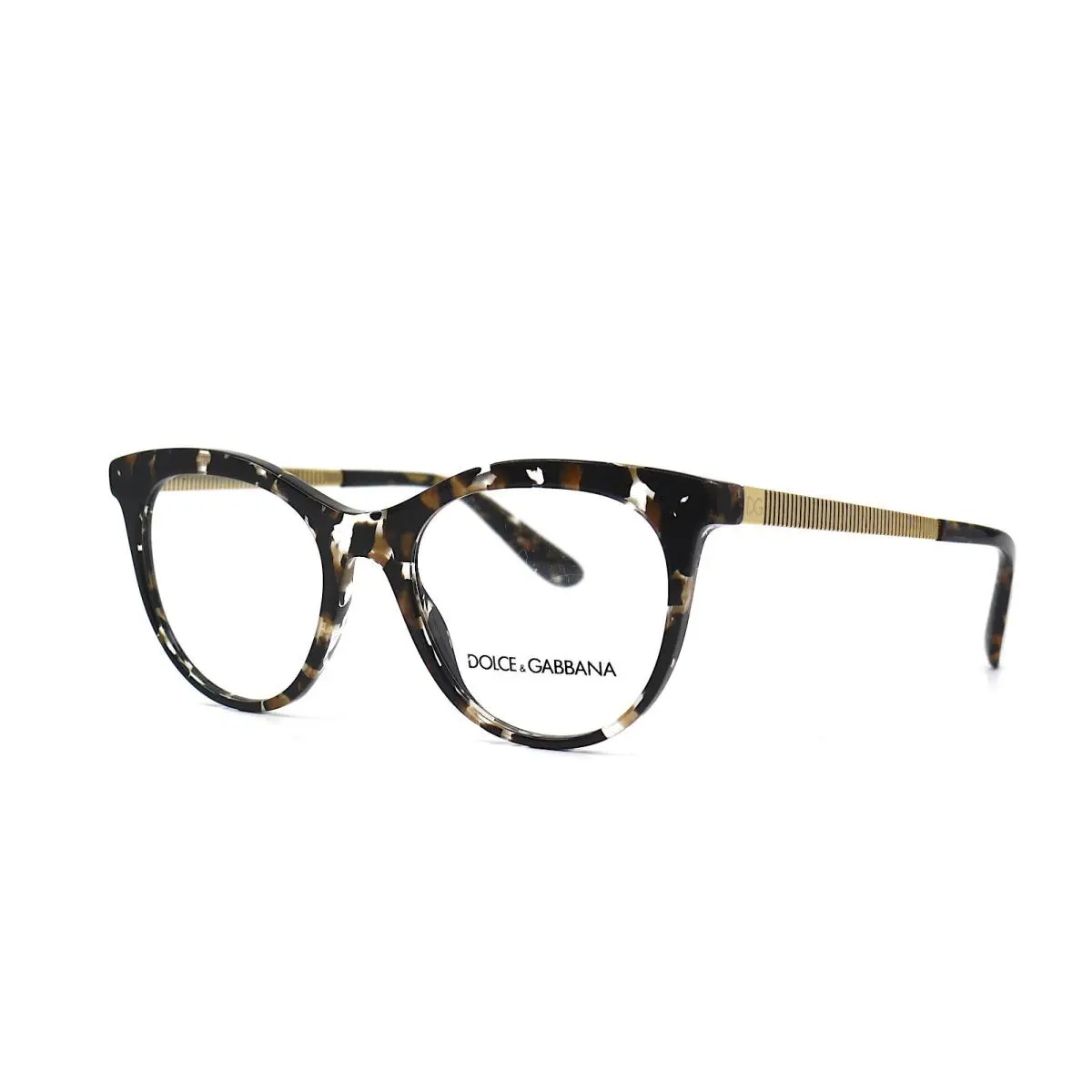 Dolce Gabbana DG3316 911 Black Havana Eyeglasses Frame
