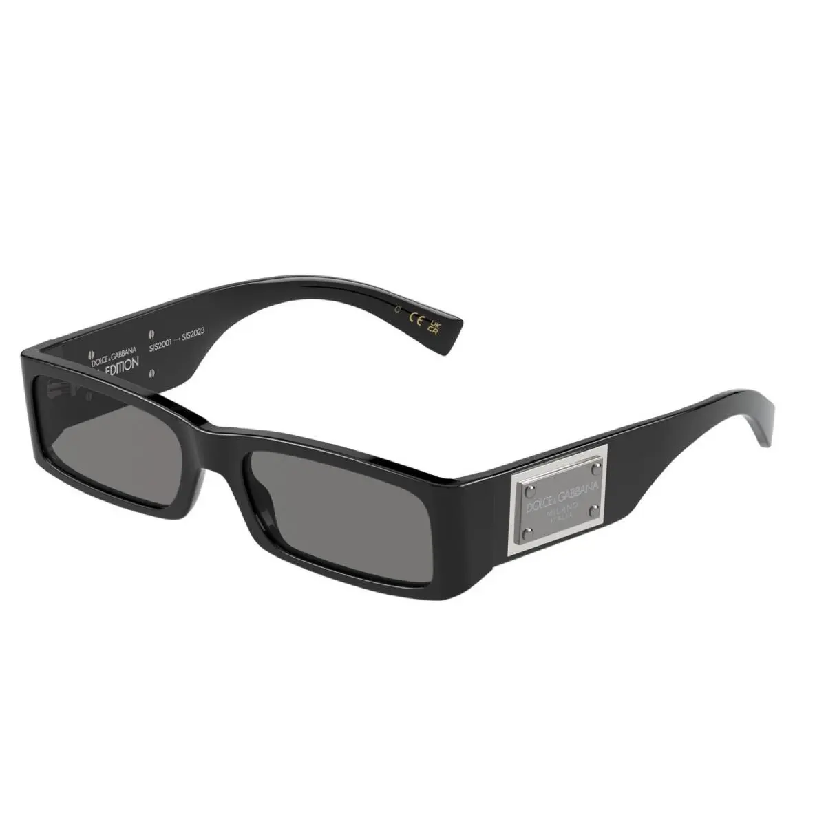 Dolce Gabbana DG4444 501/87 Sunglasses 55mm Black / Dark Grey Lens
