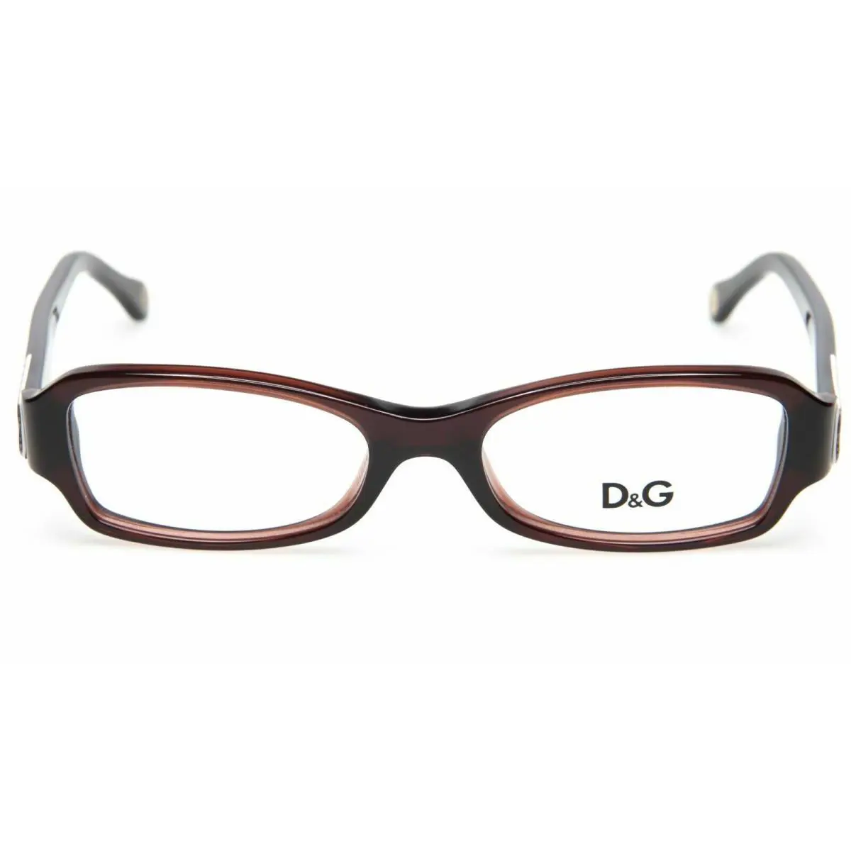 Dolce Gabbana DD 1206 1839 Brown Plastic Eyeglasses Frame 48-16-130 RX