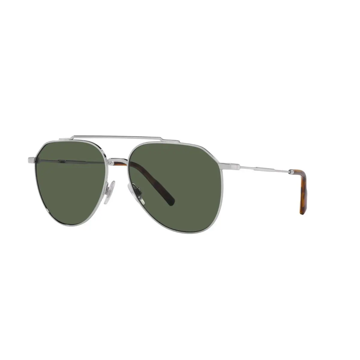 Dolce Gabbana DG 2296 Silver/dark Green 05/9A Sunglasses