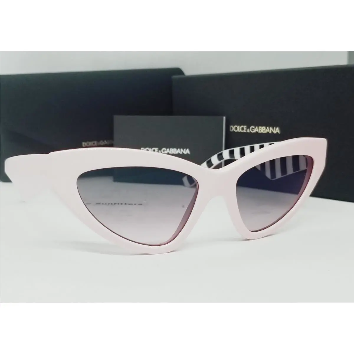 Dolce Gabbana Pink/rose-blue Gradient Mirror DG4439 3098H9 55 Sunglasses