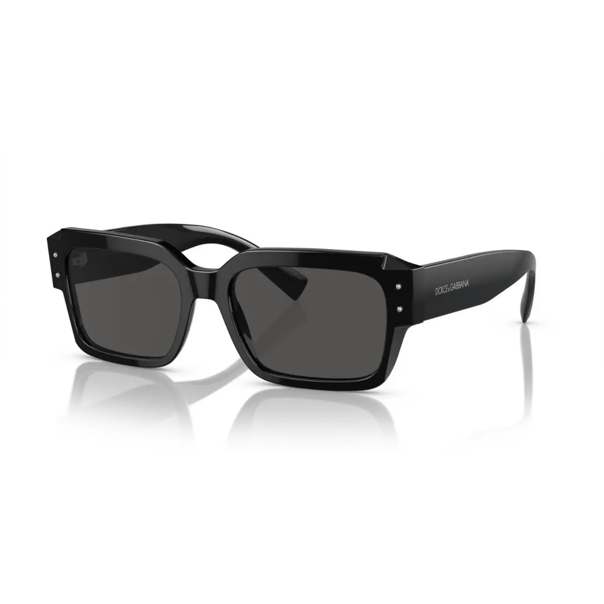 Dolce Gabbana DG4460 Shiny Black/grey 501/87 Sunglasses