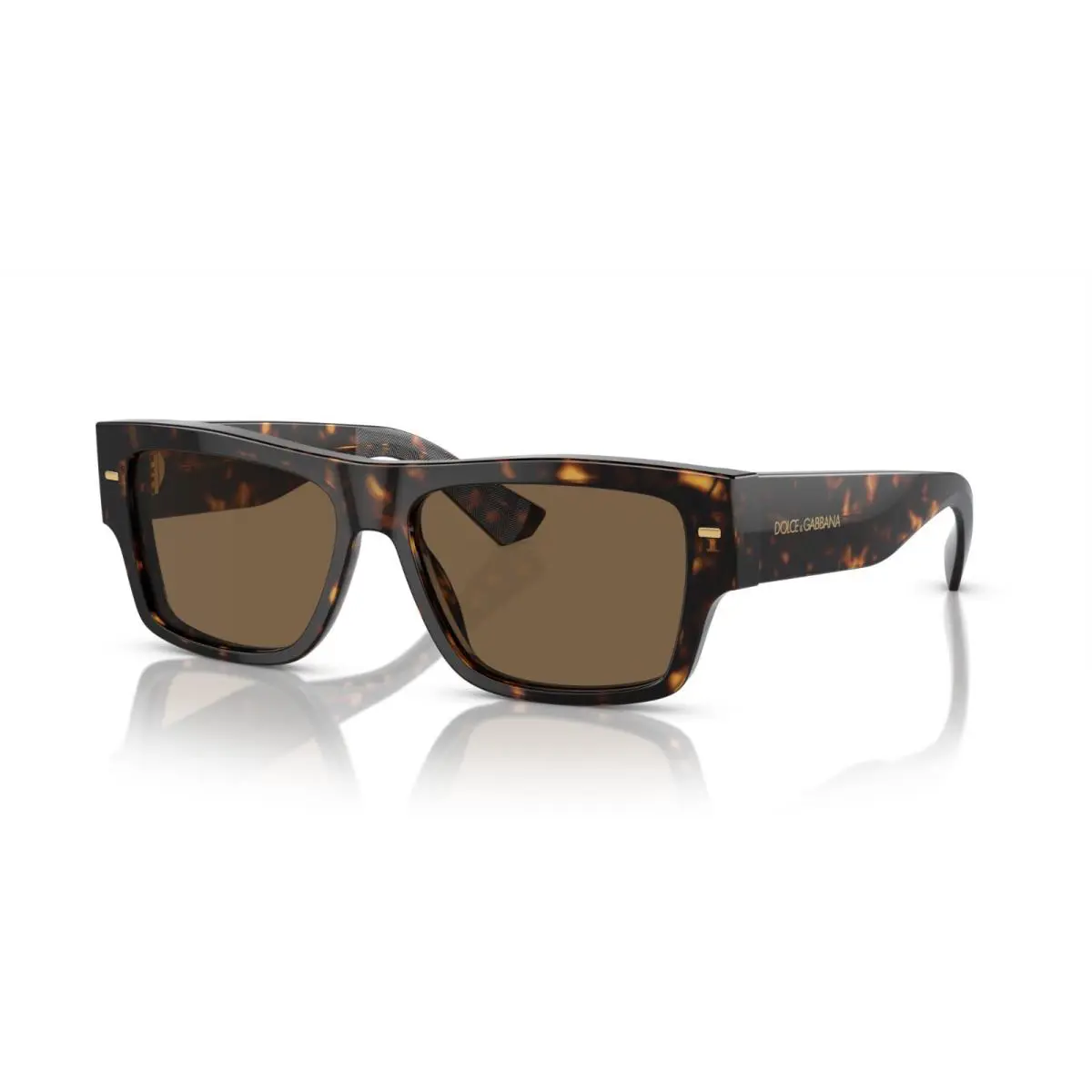 Dolce Gabbana DG 4451 Havana/dark Brown 502/73 Sunglasses