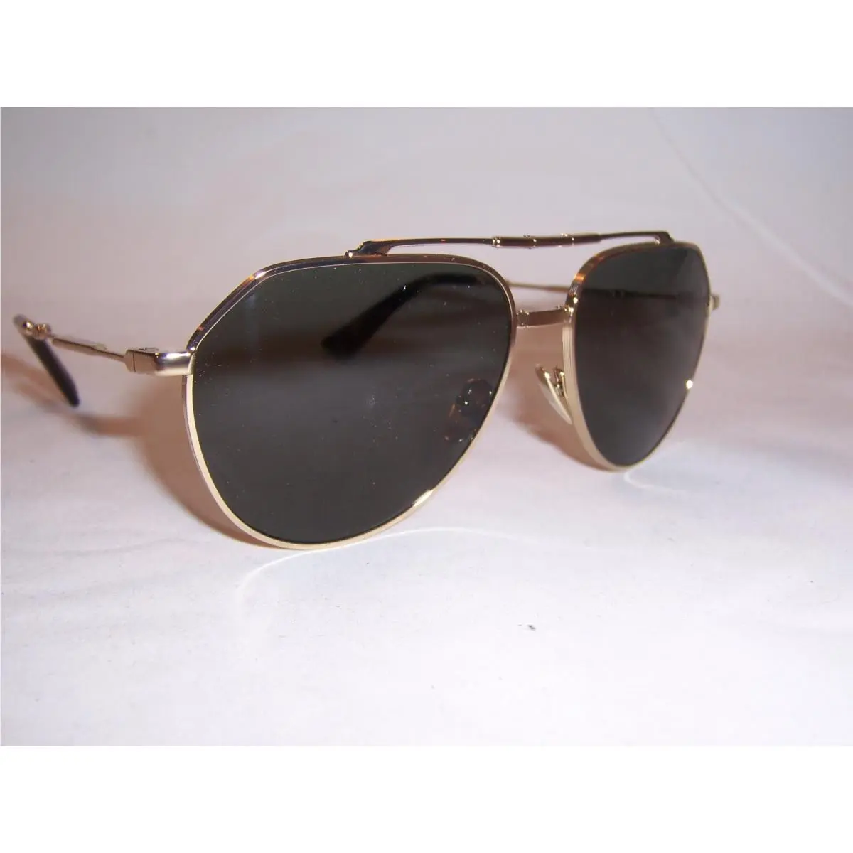 Dolce Gabbana Sunglasses DG 2302 02/58 Gold/ Green Polarized