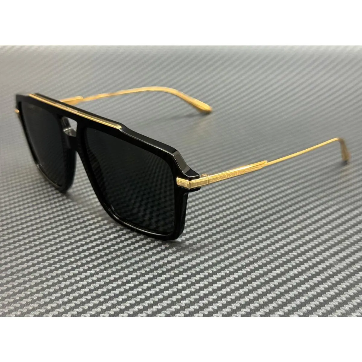 Dolce Gabbana DG4477 501 87 Black Grey Men`s 56 mm Sunglasses