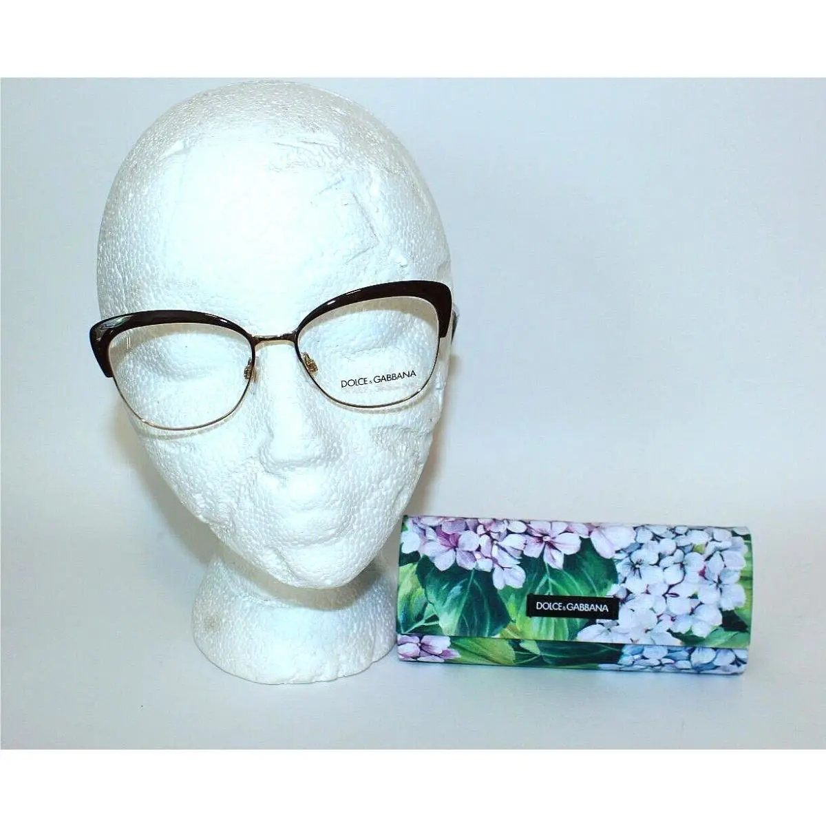 Dolce Gabbana Women`s Brown/gold Eyeglasses Frames DG 1298 1315 54-16-140