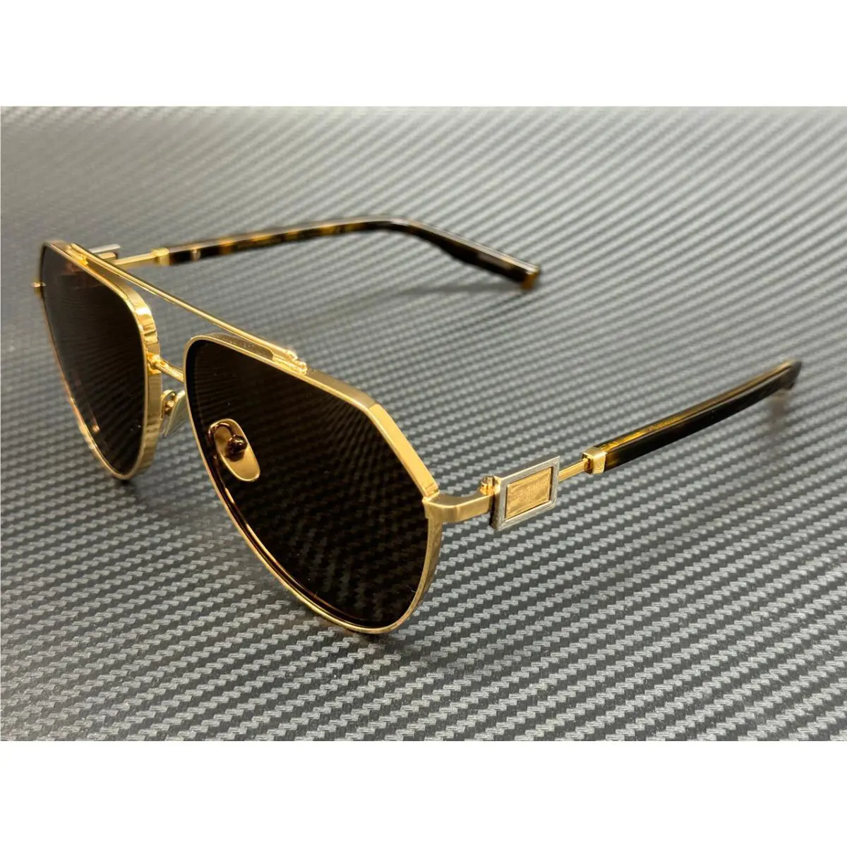 Dolce Gabbana DG2315 02 73 Gold Brown Men`s 62 mm Sunglasses