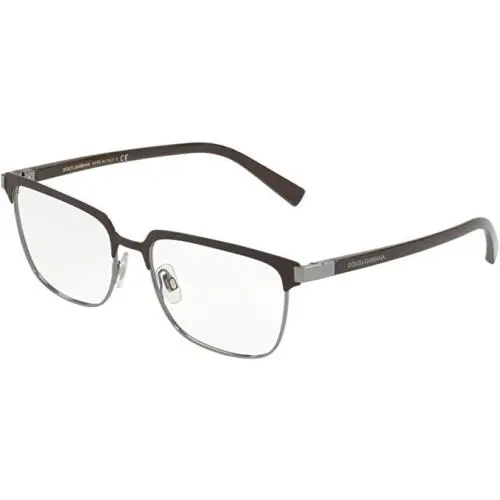 Dolce Gabbana Frame DG-1302 1315 Matte Brown RUTHENIUM-53-17-140 by Dolce & Gabbana
