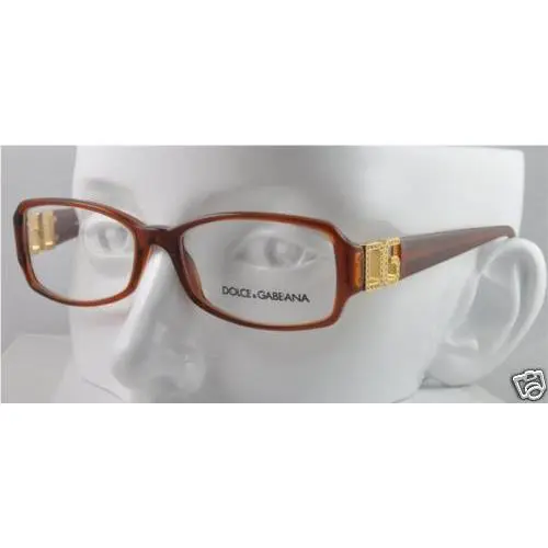 Dolce Gabbana 3013B 3013-B 607 Brown 54-16-135 Eyewear Glasses Frame