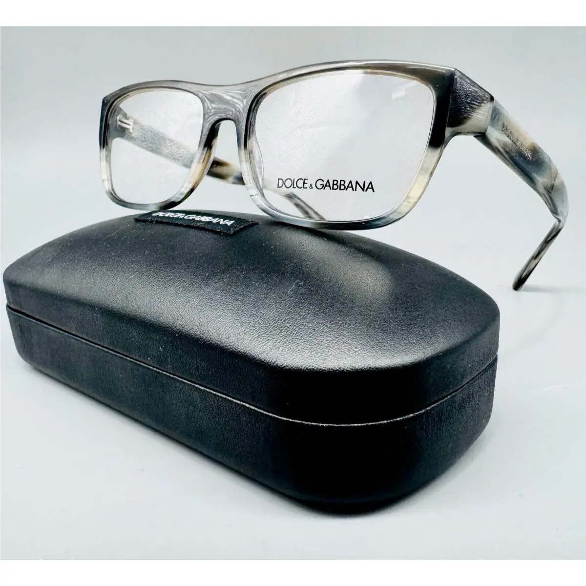 Dolce Gabbana DG3276 3157 Eyeglasses Black Gradient Blue Horn 54-17-140