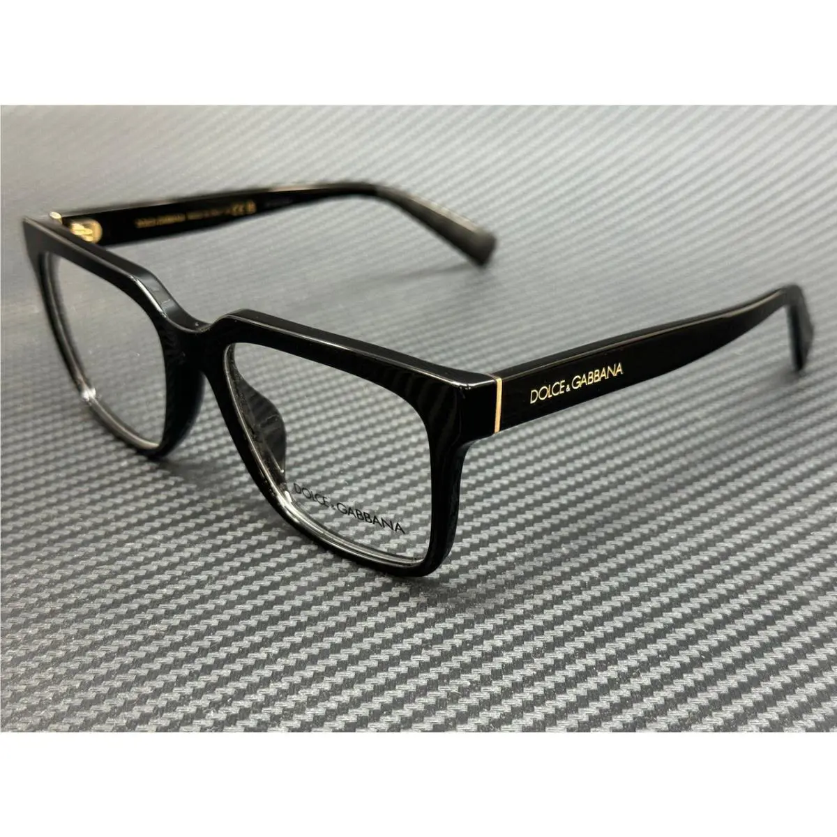 Dolce Gabbana DG3422 501 Black Men`s 53 mm Eyeglasses