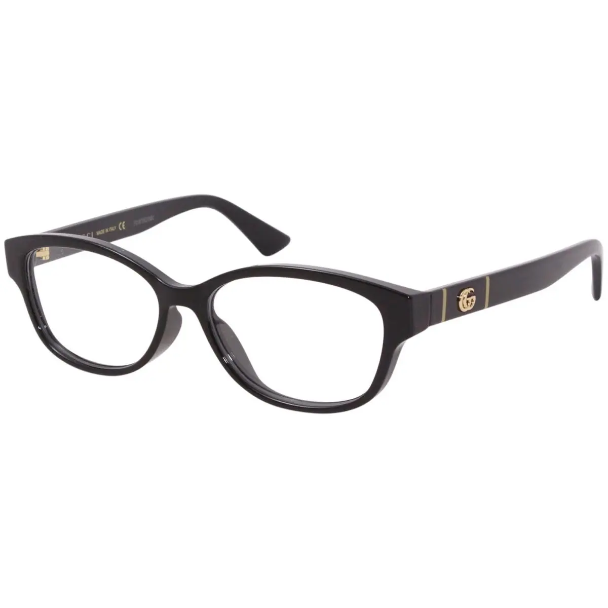 Gucci Women`s GG0639OA 001 Eyeglasses Frame Black Full Rim Cat Eye 53mm