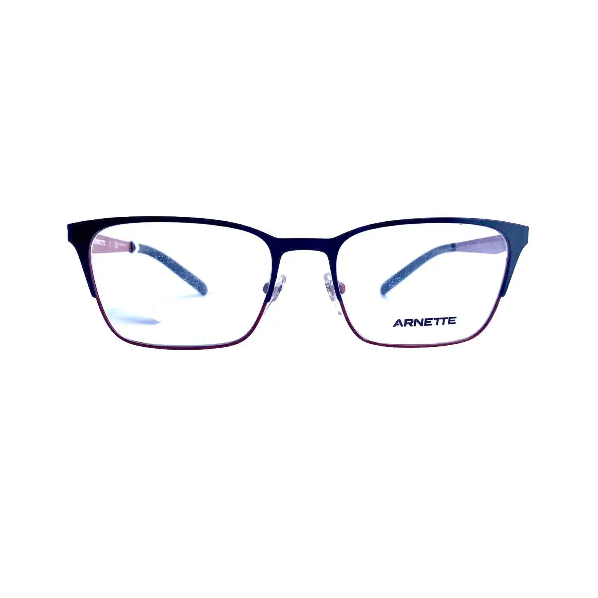 Cat Eye Black Red Metal Temple Eyeglasses Fizz 6124 719 54 18 145 by Arnette