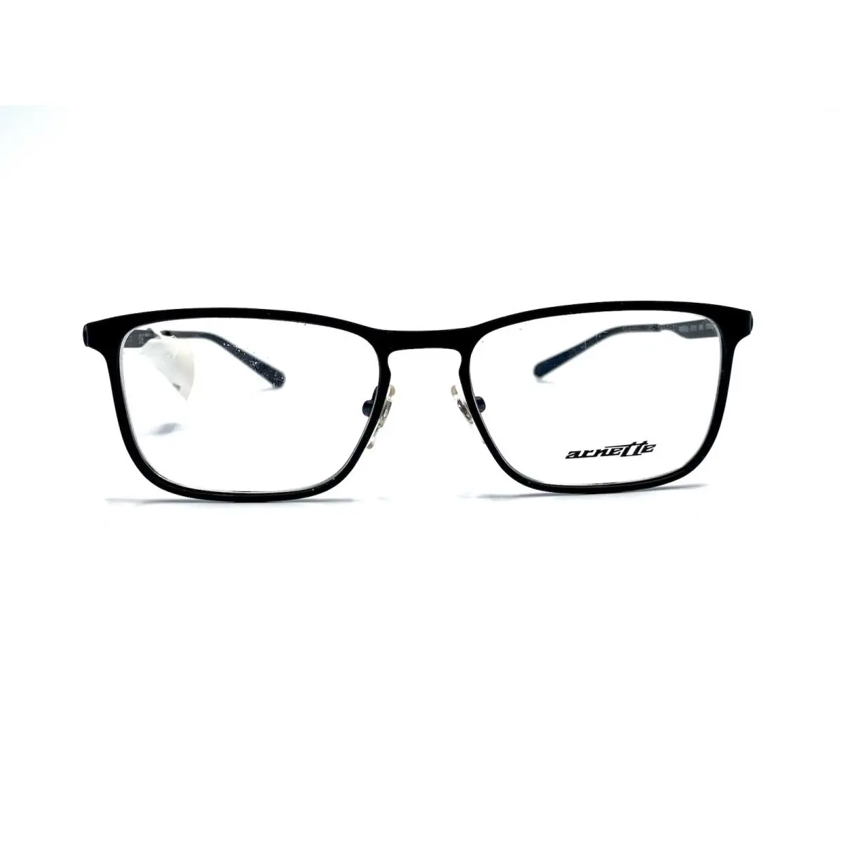 Arnette Rectangular Black Metal Glasses Wootls 6116 696 53 17 140