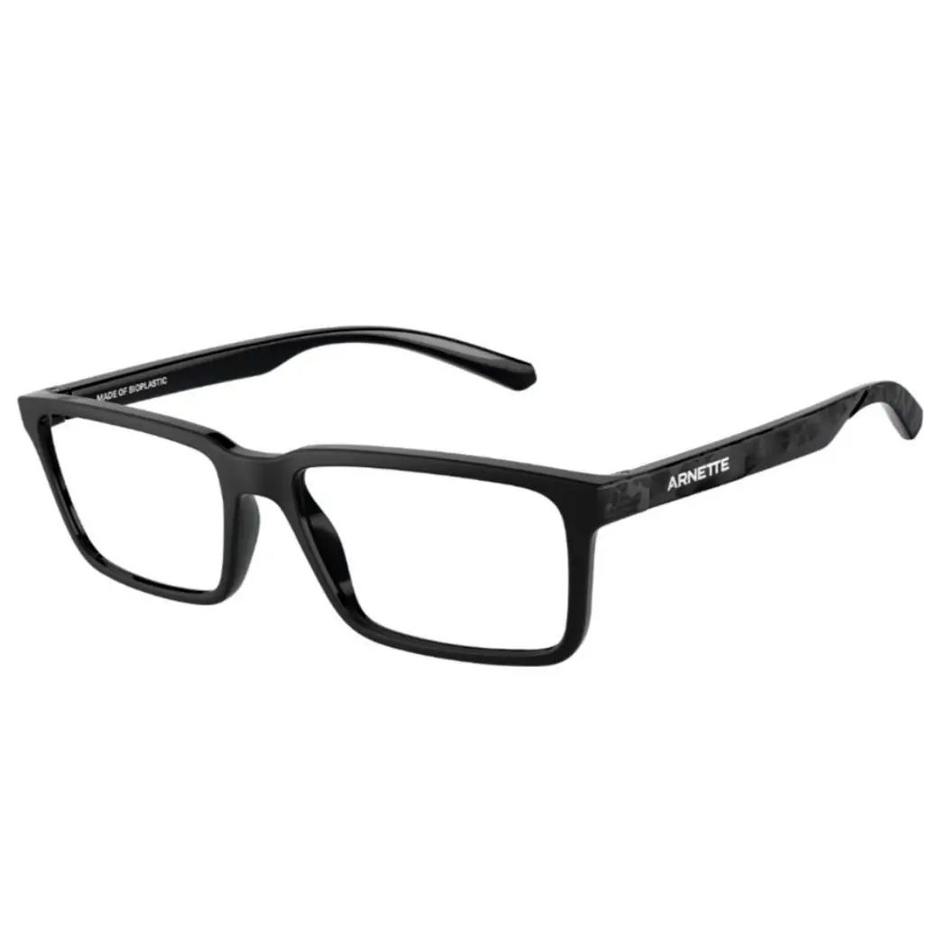 Arnette Koko Eyeglasses AN 7253 2900 Black Optical Frame 53-17-140