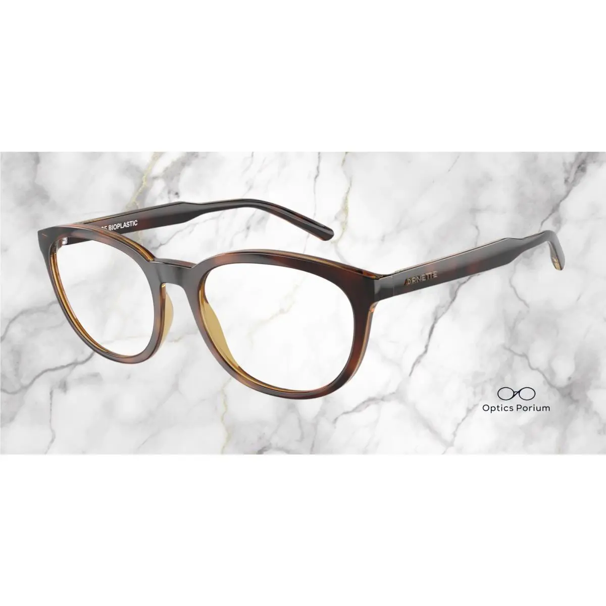 Arnette AN7214 2770 Varney Dark Havana Demo Lens 53 mm Unisex Eyeglasses