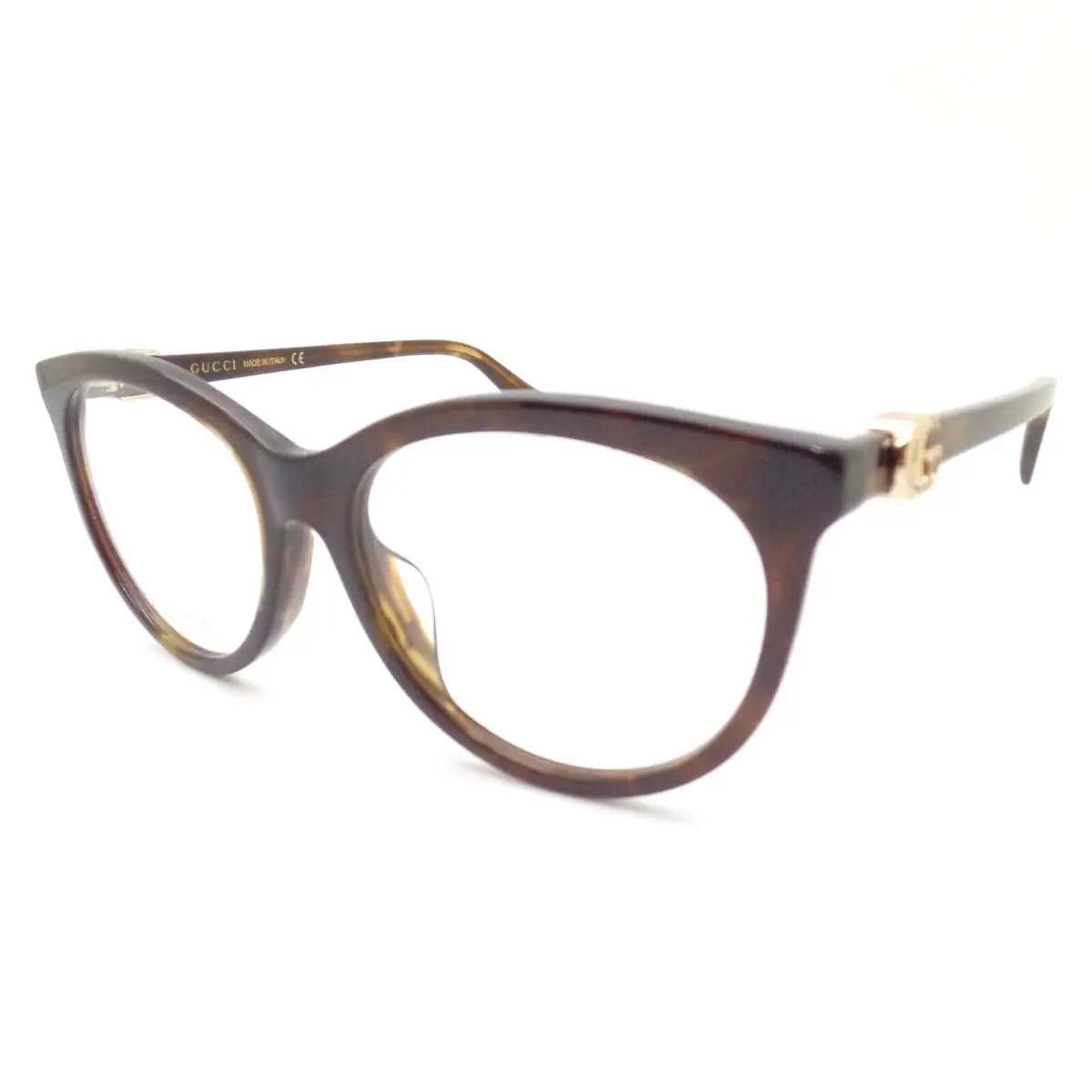Gucci GG1074OA 002 54mm Havana RX Eyeglasses Frames