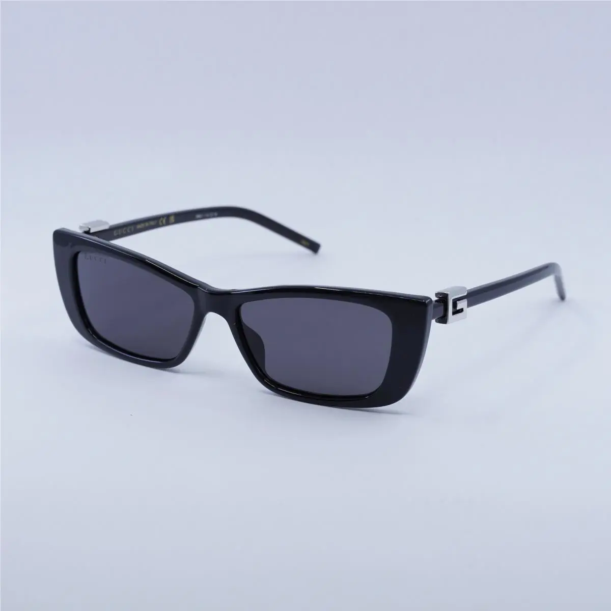 Gucci GG1681S 001 Shiny Black/solid Grey 53-14-140 Sunglasses