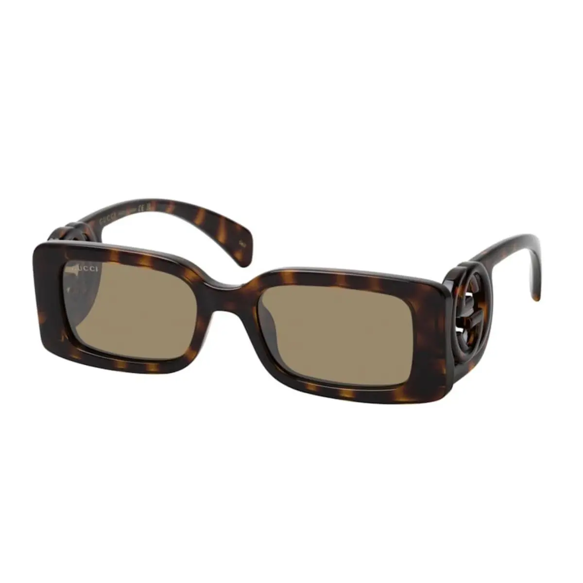 Gucci GG1325S-012 Sunglasses 54mm - Frame: Havana, Lens: Brown