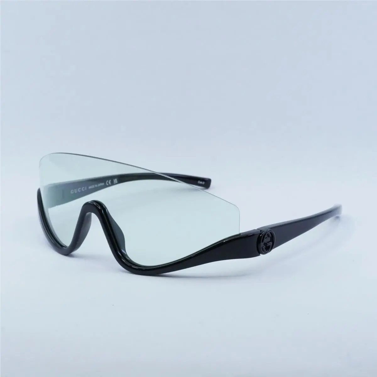 Gucci GG1650S 005 Shiny Black/green 99-1-110 Sunglasses