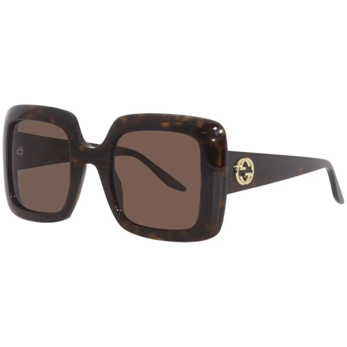 GG0896S 002 Sunglasses Women`s Havana/brown Lenses Fashion Square 52-mm by Gucci