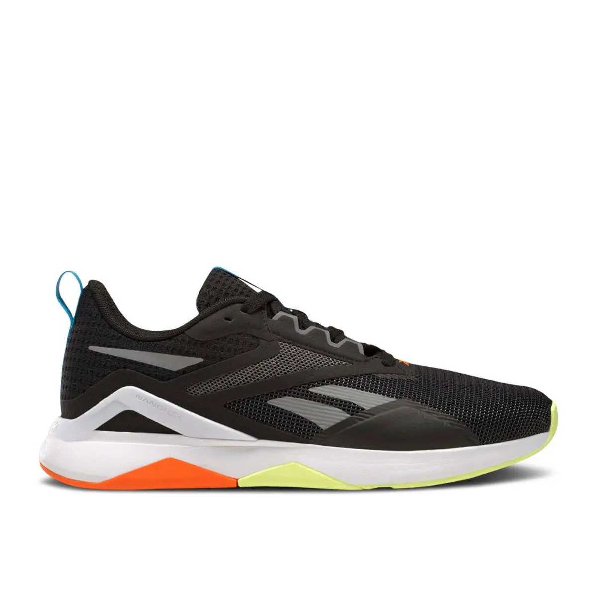 100062192/HP6107 Mens Reebok Nanoflex TR 2.0 - Cblack/Pugry6/Smaora