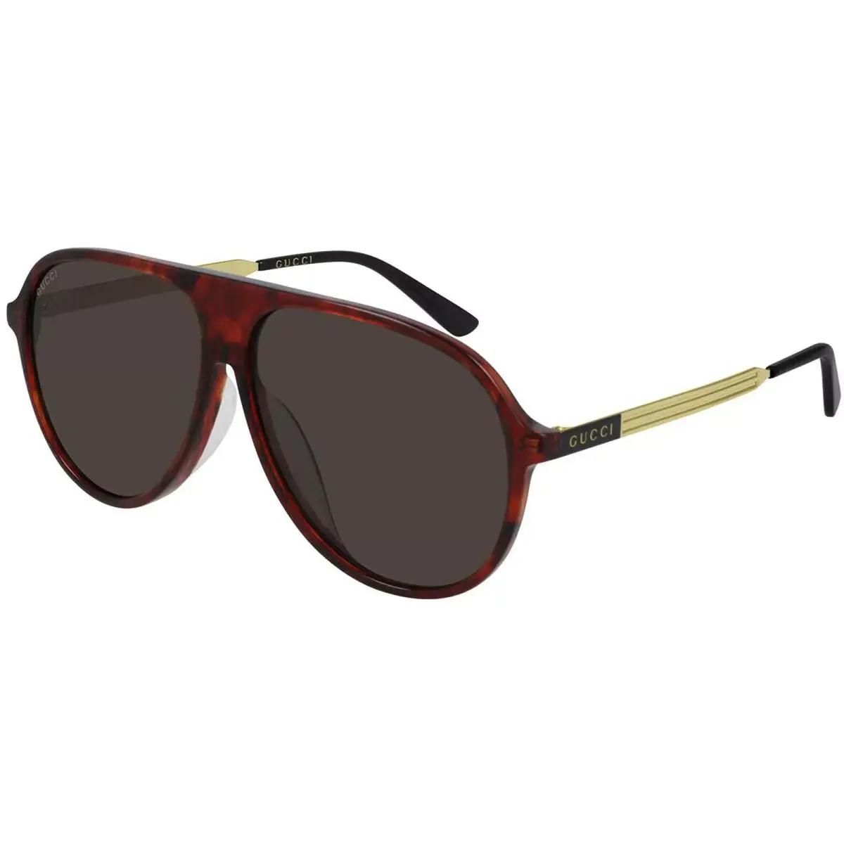 Gucci Men`s Sunglasses Havana Brown Full Rim Acetate Frame GG0829SA-30009522003 - Frame: Havana, Lens: Brown