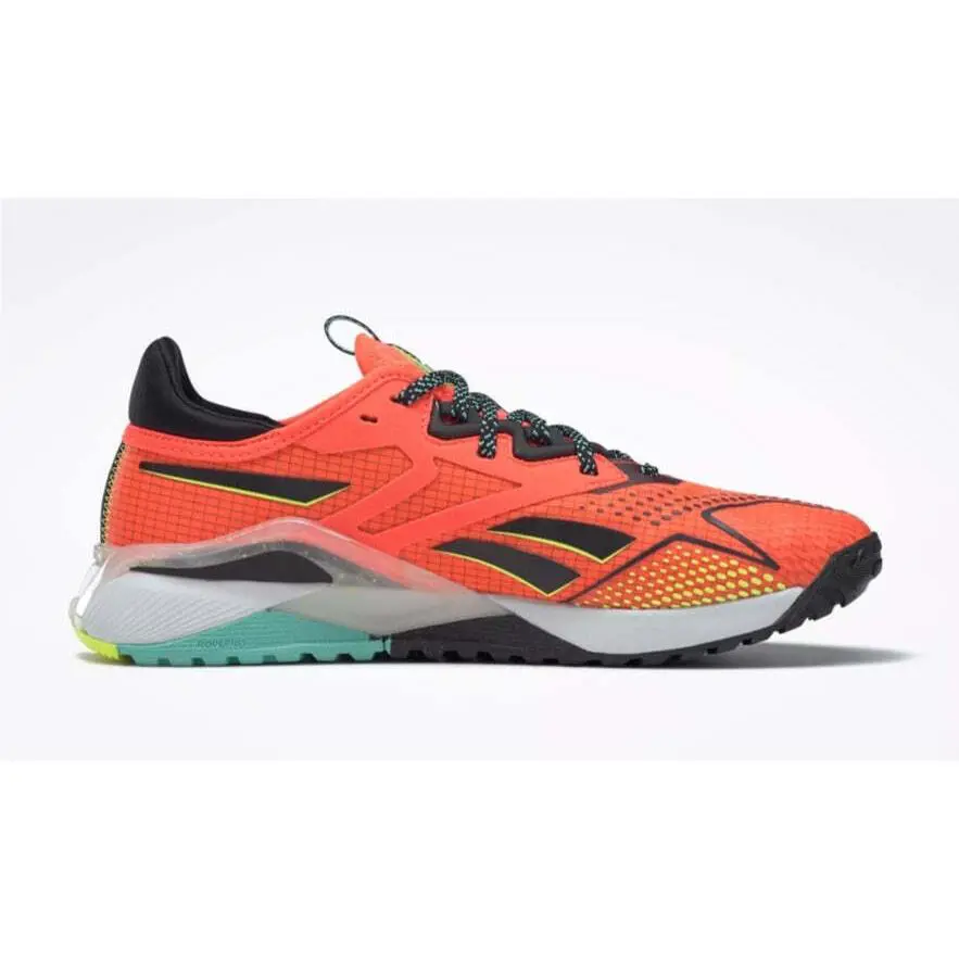 Reebok shoes - Orange Flare / Core Black / Solar Acid Yellow 1