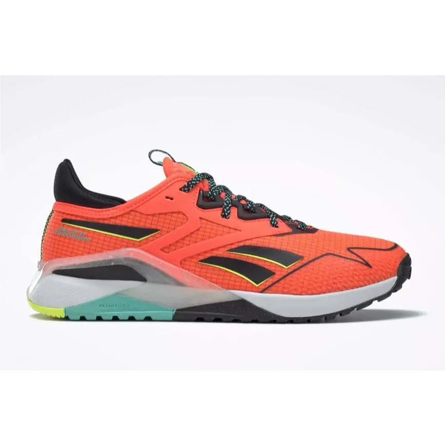 Reebok shoes - Orange Flare / Core Black / Solar Acid Yellow 5
